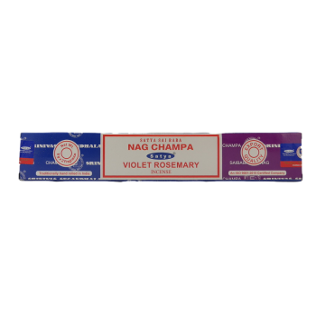 Kadzidełka Satya NagChampa - Violet Rosemary 2x8g